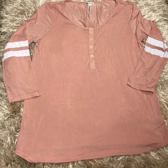 PINK Victoria's Secret Tops - VS PINK Super Soft Henley